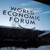 Biểu tượng của Diễn đàn Kinh tế Thế giới ở Davos, Thụy Sĩ. (Ảnh: Reuters) 