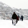 Mùa đông ở Afghanistan.( Ảnh: Reuters.)