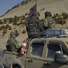 Các lực lượng Taliban tuần tra tại tỉnh Badghis , Afghanistan. (Ảnh: AFP/TTXVN)