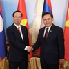 Chủ tịch nước Võ Văn Thưởng hội kiến Chủ tịch Quốc hội Lào