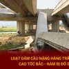 Loạt dầm cầu nặng hàng trăm tấn cao tốc Bắc Nam bị đổ sập