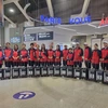 Cộng đồng người Việt ở Pháp chào đón Đội tuyển Bóng chuyền Nữ 
