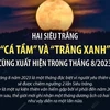 Hai Siêu trăng Cá Tầm và Trăng Xanh cùng xuất hiện trong tháng 8