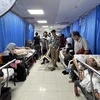 Bệnh nhân được điều trị tại bệnh viện Al-Shifa ở Gaza ngày 10/11/2023. (Ảnh: AFP/TTXVN) 