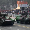 Các xe tăng tham gia cuộc diễu hành nhân kỷ niệm 74 năm Ngày Cộng hòa tại thủ đô New Delhi, Ấn Độ ngày 26/1/2023. (Ảnh: AFP/TTXVN) 