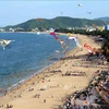 Bãi biển Nha Trang - Khánh Hòa trong ngày hội thả diều nghệ thuật tại Festival biển Nha Trang. (Ảnh: Thanh Hà/TTXVN)