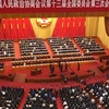 Phiên họp Quốc hội Trung Quốc. (Nguồn: TTXVN)