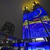 Trụ sở cao tầng của chính quyền thủ đô Tokyo của Nhật Bản hiện đang được sử dụng là nơi trưng bày màn hình trình chiếu cố định lớn nhất thế giới. (Nguồn: The Japan Times)