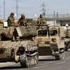 Xe quân sự của IDF. (Nguồn: AFP)