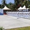 Lễ khai trương căn cứ hải quân INS Jatayu. (Nguồn: The Hindu)