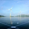 Dự án điện gió và điện mặt trời tại xã Lợi Hải và Bắc Phong (Thuận Bắc) được triển khai nhanh nhờ sự hỗ trợ lớn của tỉnh Ninh Thuận. (Ảnh: Minh Hưng/TTXVN)