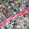 Trong các khu ổ chuột tại Mexico bao phủ màu xám xịt của bê tông, vẫn nổi lên những sắc màu rực rỡ của chợ trời nơi cung cấp các mặt hàng thiết yếu và đa dạng từ thực phẩm tới đồ điện tử cho người dân nghèo. (Nguồn:AFP)