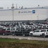 Các mẫu xe Chevrolet và bán tải của General Motors (GM). (Ảnh minh họa: AFP/TTXVN)