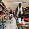 Người dân mua hàng tại siêu thị ở Sydney, Australia. (Ảnh (tư liệu): AFP/TTXVN)