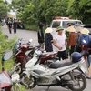 Hiện trường xảy ra vụ án khiến 3 người trong một gia đình tử vong tại Thái Bình. (Ảnh: Thế Duyệt/TTXVN)