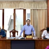 Ông Nguyễn Duy Lâm, Thứ trưởng Bộ Giao thông Vận tải, phát biểu tại buổi làm việc. (Ảnh: Thanh Sang/TTXVN)