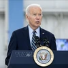 Tổng thống Mỹ Joe Biden phát biểu tại bang Pennsylvania. (Ảnh: AFP/TTXVN) 