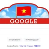 Google đã thay đổi giao diện mừng ngày Quốc khánh của Việt Nam (Ảnh chụp màn hình).