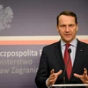 Ngoại trưởng Ba Lan Radoslaw Sikorski. (Ảnh: AFP/TTXVN) 