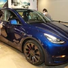 Mẫu xe Model Y của Tesla. (Ảnh: Yonhap/TTXVN)