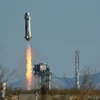 Tên lửa đẩy New Shepard của Blue Origin. (Ảnh: AFP/TTXVN) 