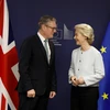 Chủ tịch Ủy ban châu Âu (EC) Ursula von der Leyen và Thủ tướng Anh Keir Starmer. (Nguồn: Reuters)