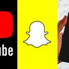 Logo của Snapchat, TikTok và YouTube. (Ảnh chụp màn hình)