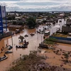 Ngập lụt tại bang Rio Grande do Sul, Brazil ngày 9/5/2024. (Ảnh: AFP/TTXVN)