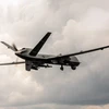 (Tư liệu) Máy bay không người lái (UAV) MQ-9 Reaper thực hiện chuyến bay huấn luyện tại Michigan, Mỹ. (Ảnh: AFP/TTXVN) 