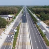 Đường Mỹ Phước-Tân Vạn dài 62km với 10 làn xe kết nối các khu công nghiệp tại Bình Dương. (Ảnh: TTXVN phát) 