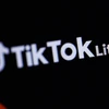 Biểu tượng ứng dụng mạng xã hội TikTok Lite. (Ảnh: AFP/TTXVN)