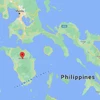Trận động đất có độ lớn 5,8 xảy ra ở đảo Mindoro. (Nguồn: Google Maps)