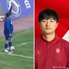 He Shihua dành cho mình chiếc áo số 10 và cùng con trai thi đấu chính thức. (Nguồn: omasports.com)