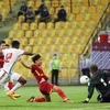 Sau trận đối đầu với UAE tối 15/6/2021, đội tuyển Việt Nam lần đầu tiên tiến vào vòng loại cuối cùng tranh vé trực tiếp đến World Cup 2022 khu vực châu Á của giải đấu lớn nhất hành tinh. (Ảnh: Hoàng Linh/TTXVN)