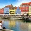 Kênh Nyhavn, trong khu phố cổ của Copenhagen. (Nguồn: theguardian.com)