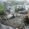 Hiện trường vụ lở đất tại Atami, tỉnh Shizuoka (Nhật Bản) ngày 3/7/2021. (Ảnh: Kyodo/TTXVN)