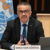 Tổng Giám đốc WHO Tedros Ghebreyesus phát biểu tại một cuộc họp ở Geneva (Thụy Sĩ), ngày 21/1/2021. (Ảnh: AFP/TTXVN)