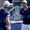 Andy Murray (phải) và đồng đội Joe Salisbury chịu thất bại trong trận tứ kết đôi nam, trong nỗ lực giành huy chương Olympic. (Nguồn: skysports.com)