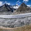 Bức ảnh toàn cảnh sông băng Aletsch phía trên Bettmeralp thuộc dãy Alps của Thụy Sĩ. (Nguồn: thestar.com.my)