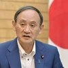 Thủ tướng Nhật Bản Suga Yoshihide trả lời phỏng vấn tại Tokyo, ngày 16/7/2021. (Ảnh: Kyodo/TTXVN)