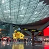 Hành khách ở sân bay quốc tế Hamad ở Doha (Qatar). (Nguồn: hindustantimes.com)