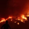 Đám cháy rừng tại Oren (Thổ Nhĩ Kỳ), ngày 4/8/2021. (Ảnh: AFP/TTXVN)