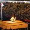 Ngọn đuốc Paralympic được thắp sáng tại Lễ khai mạc Paralympic Tokyo 2020 ở Tokyo (Nhật Bản), ngày 24/8/2021. (Ảnh: THX/TTXVN)