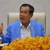 Thủ tướng Campuchia Samdech Techo Hun Sen sẽ chủ trì GMS lần thứ 7, dự kiến diễn ra ngày 9/9/2021 theo hình thức trực tuyến. (Ảnh: AFP/TTXVN)