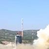 Vệ tinh Cao Phân-5 02 được phóng lên vũ trụ bằng tên lửa Trường Chinh-4C. (Nguồn: ecns.cn)
