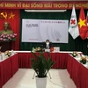 Các đại biểu phía Việt Nam tham dự hội nghị. (Nguồn: qdnd.vn)
