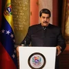 Tổng thống Venezuela Nicolas Maduro phát biểu tại thủ đô Caracas. (Ảnh: AFP/TTXVN)