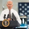 Tổng thống Mỹ Joe Biden phát biểu tại Macungie, Pennsylvania ngày 28/7/2021. (Ảnh: AFP/TTXVN)