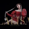 Áp phích quảng cáo sản phẩm âm nhạc đĩa đơn mang tựa đề "LALISA" của Lisa - thành viên nhóm BLACKPINK. (Ảnh: Yonhap/TTXVN)