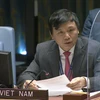 Đại sứ Đặng Đình Quý - Trưởng phái đoàn thường trực Việt Nam tại Liên hợp quốc. (Ảnh: Hữu Thanh/TTXVN)